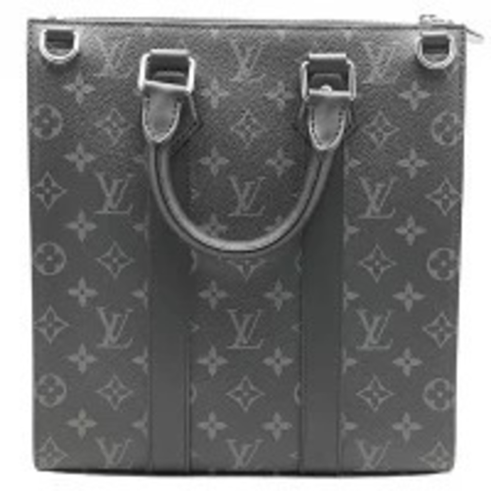 Louis Vuitton Eclipse Bag Black Tote Shoulder Sac Cross Handbag Plat Black Gray
